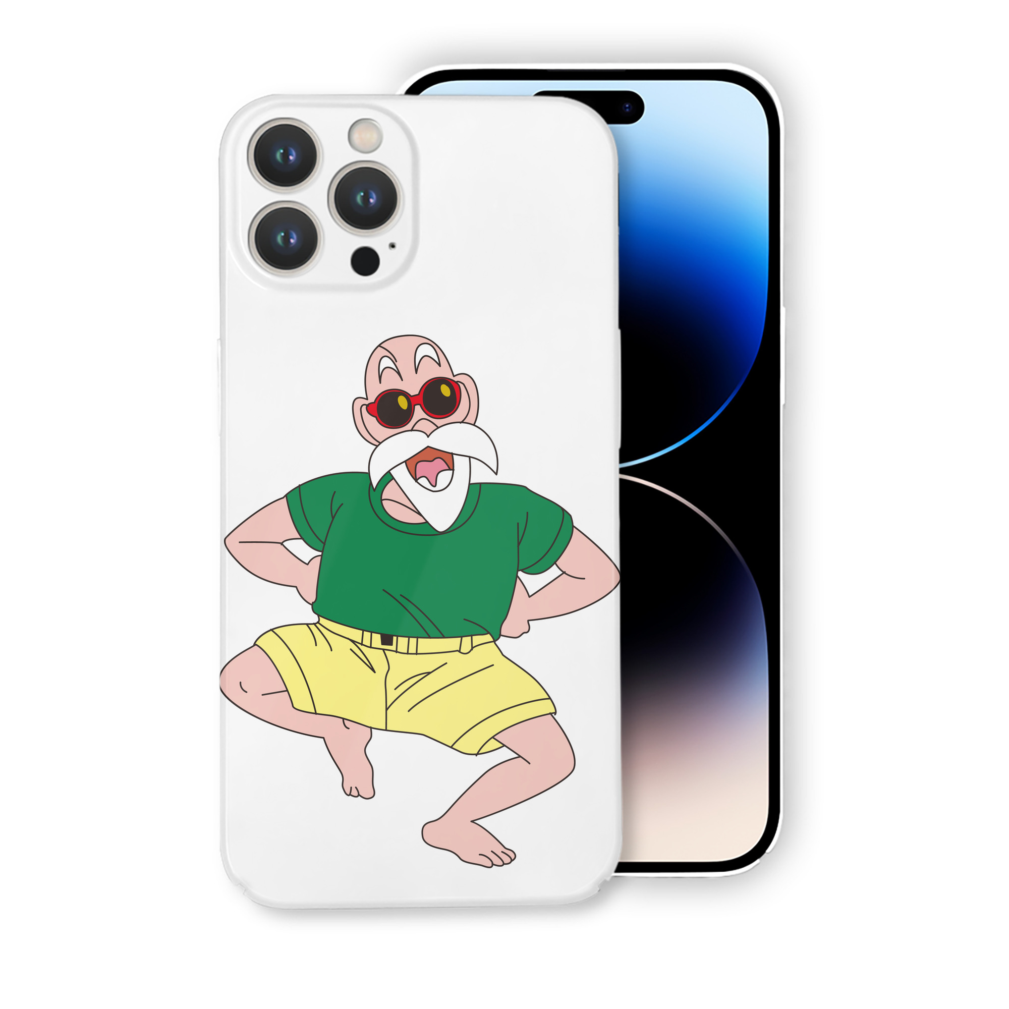 （画像用） ドラゴンボール 亀仙人（かめせんにん） DRAGON BALL Master Roshi Kame Sennin 【iPhone 14シリーズ対応】ハードケース